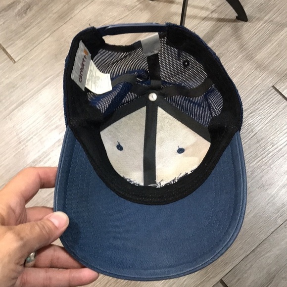 Carhartt Blue Faded SnapBack Trucker Hat - Picture 7 of 9